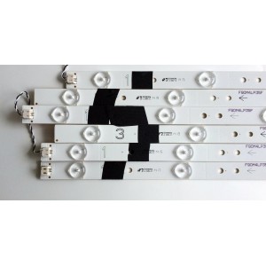 KIT DE LED'S PARA TV (6 PIEZAS) / JVC IC-A-VZAA48D427B / IC-A-VZAA48D427A / IC-B-VZAA48D427C / F90M4LP35F / E306084 / PANEL HV48WU2-300 / MODELO EM48FTR