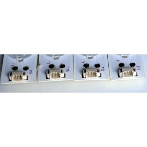 KIT DE LED'S PARA TV (4 PIEZAS) / ELEMENT 30340012207 / LED40D12-03-(B) / 48400001560010-2 / 30340012207  D5 / PANEL'S LSC400HN02 / LSC400HM10 / MODELO ELEFW408