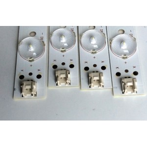 KIT DE LED'S PARA TV (4 PIEZAS) / ELEMENT 303TH390044 / 303TH390042 / PY64034 / E320262 / TFGJ39D08-ZC21FG-03 / 910-390-1019 / 910-390-1017 / TH390M13 / TH390M11 / PANEL'S T390-DXB-DLED / LC390TA2A MODELO ELEFW3916