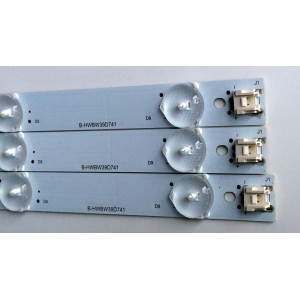 KIT DE LED'S PARA TV (3 PIEZAS) / B-HWBW39D741 / M111BA4HW50 / 4638DX007 / 21005324 / PANEL LC390TA2A / MODELO 