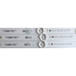 KIT DE LED'S PARA TV (3 PIEZAS) / SHARP SJ.H0.D4000601-3030AS-M-HF / 1.14.HBMD400001 / 180514 / 07L1-F8-1-H0.D400S02-14838-RT1001 / PANEL T390HVN04.0XL / MODELO LC-39LE55IU