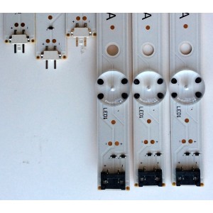 KIT DE LED'S PARA TV (6 PIEZAS) / LG A-TYPE LC43490077A / B-TYPE LC43490078A / LC43490077A / LC43490078A / SSC_43UJ63_A_S / SSC_43UJ63_B_S / SSC_43UJ63_7LED_REV01_170930 / LGD43077 / PANEL NC430DGG-AAFX3 / 43UJ6300-UA / 43UJ6300-UA.BUSYLJM