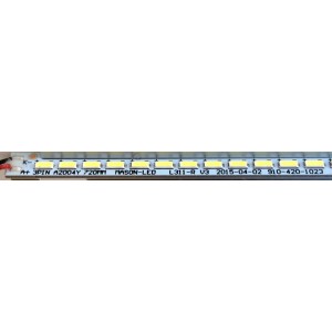 KIT DE LED'S PARA TV (2 PIEZAS) / WESTINGHOUSE 2642DH010 R / 2642DH000 L / E257384 / 910-420-1022 / 910-420-1023 / 3PIN A2004Y 720MM MASON-LED L311-R V3 / A2004Y / L311-R V3 / PANEL T420DK1-QS1-LY1 / MODELOS WE42UC4200 TW-01301-C042M / CLB42B4000S