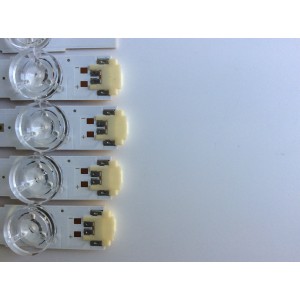 KIT DE LED'S PARA TV (8 PIEZAS) SAMSUNG / 39782A / S_KU6K_43_FL30_L7_REV1. 0_160119_LM41-00268A / PANEL CY-GM043HGAV3H SAMSUNG / MODELO UN43MU6300 AA02