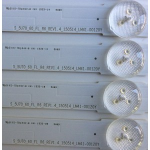 KIT DE LED'S PARA TV 16 PIEZAS SAMSUNG / BN96-34805A / BN96-34806A / S_5U70_60_FL_R6_REV1.4_150514_LM41-00120Y / PANEL'S  CY-GJ060HGSV4H / CY-GJ060HGSV1V /  CY-GJ060FLSV1H /  SAMSUNG / MODELOS UN60JU6500 / UA60JU7000 MAS MODELOS EN LA DESCRIPCION. 