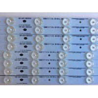 KIT DE LED'S PARA TV / (8 PIEZAS) / RCA / 180-W00-390000H / IC-B-HWT39D060R / 2002-913-DA01316-D6B6 / PANEL T390HVN01.0 / 