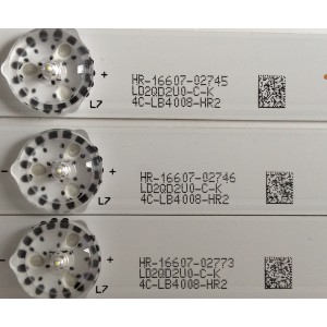 KIT DDE LED'S PARA TV (3 PIEZAS) / TCL / 40HR330M0BA2 / LD2QD2U0-C-K / 4C-LB4008-HR2 / PANEL LVF400550T / MODELO 40F53750