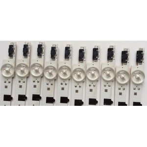 KIT DE LED'S PARA TV (20 PIEZAS) / SAMSUNG / BN41-01972A / BN96-25338A / 25312A / 25313 / 2013SVS55F L REV1.9 130212 / 2013SV55F R 7 REV1.9 130212 / MODELOS UN55F6800AGXZD / UN55F6800AFXZX / (MAS MODELOS EN DISCRIPCIÓN)