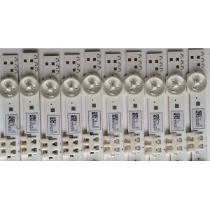 KIT DE LED'S PARA TV (20 PIEZAS) / SAMSUNG / BN41-01972A / BN96-25338A / 25312A / 25313 / 2013SVS55F L REV1.9 130212 / 2013SV55F R 7 REV1.9 130212 / MODELOS UN55F6800AGXZD / UN55F6800AFXZX / (MAS MODELOS EN DISCRIPCIÓN)