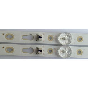 KIT DE LED'S PARA TV (2 PIEZAS) / TOSHIBA / 303TC320037 / TCL32D05-ZC22AG-14 / 4C-LB320T-ZCC / PANEL T8-32FY190-LPBX1 / 