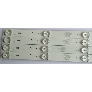 KIT DE LED'S PARA TV (4 PIEZAS) / ELEMENT / 303TH395034 / TFGJ395D09-ZC21FG-02 / 150530B2 / PANEL  V400HJ6-PE1 INNOLUX / MODELO ELEFW408