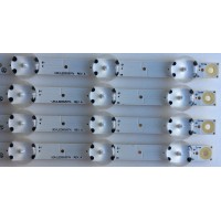 KIT DE LED'S PARA TV (4 PIEZAS) / PHILIPS / UDULED0GS074 / LG INNOTEK 43INCH FUNAI_ REV.A / 43W6S1P / PANEL UADV4XG / MODELO 43PFL5602/F8