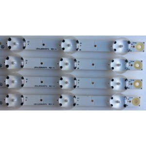 KIT DE LED'S PARA TV (4 PIEZAS) / PHILIPS / UDULED0GS074 / LG INNOTEK 43INCH FUNAI_ REV.A / 43W6S1P / PANEL UADV4XG / MODELO 43PFL5602/F8