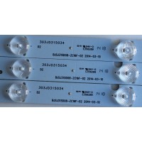 KIT DE LED'S PARA TV (3 PIEZAS) / UPSTAR / 303JD315034 / BJS315D08-ZC16F-02 / 140508B2 / PANEL HV320WX2-206 / MODELO P32EA8