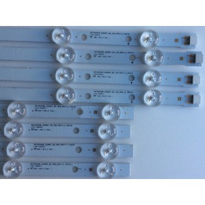 KIT DE LED'S PARA TV (8 PIEZAS) / SAMSUNG / BN96-28769A / BN96-28768A / 2013SVS46_3228N1_B2_L06_REV1.5_130724 / 2013SVS46_3228N1_B2_R05_REV1.5_130724 / LM41-00001Y / LM41-00001X / PANEL CY-DF460BGLV1H / (MODELOS EN DISCRIPCIÓN) 