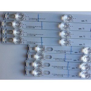 KIT DE LED`S PARA TV TCL ((8 PIEZAS)) / NUMERO DE PARTE 4C-LB4904-YH04J / 4C-LB4905-YH04J / TOT_49_D2900_4X4+4X5_3030C_D6t-2d1_A_4S1P / TOT_49_D2900_4X4+4X5_3030C_D6t-2d1_B_5S1P / PANEL LVU485ND1L / MODELOS 49S350 / 49S403TCBA / 49S403TBAA