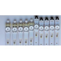 KIT DE LED'S PARA TV (10 PIEZAS) / SAMSUNG / BN96-34792A / BN96-34791A / PANEL'S CY-WJ040HGLV1H / CY-GJ040HGLVFH / CY-GJ040HGLVDH / CY-GJ040FLLV1H / CY-GJ040HGLVGH / MODELOS UA40JU6800JXZK / UA40JU7000KXZN / (MAS MODELOS EN DISCRIPCIÓN)