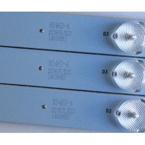 KIT DE LED´S PARA TV (3PIEZAS) / UPSTAR /  KM031LDAH02 / 31.11.031500008 / 303KJ3155036 / KJ315D07-ZC14F-03 / PANEL KM0315LDPH04-HO3 / MODELO P32WX