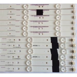 KIT DE LED'S PARA TV (12 PIEZAS) / SHARP / JVC IC-B-VZAA48D377A/B/C/D / IC-B-VZAA48D377 / IC-B-VZAA48D377A / IC-B-VZAA48D377B / IC-B-VZAA48D377C / PANEL LSC480HN03-S01 / MODELOS EM48FTR / LC-48LE551U