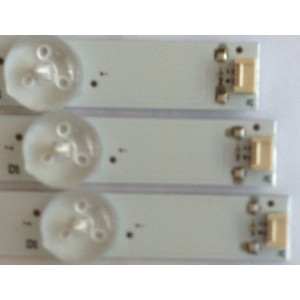 KIT DE LED´S PARA TV ( 3 PIEZAS ) / SAMSUNG / 58.43T16.001 / LBM430M0801-DM-3 (0) / 58.43T0U.E01 / MODELO UN43NU6900FXZA AZ02 