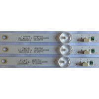 KIT DE LED´S PARA TV ( 3 PIEZAS ) / SAMSUNG / 303GC320055 / GC32D06-ZC22AG-20 / 344761000202000 / GC320M45 / PANEL BOEI320WX1 / MODELO UN32M4500BFXZA BZ01