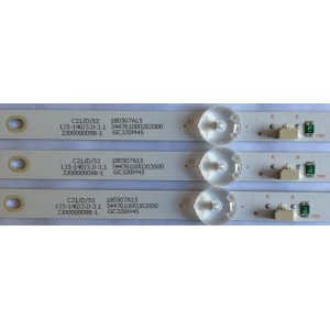 KIT DE LED´S PARA TV ( 3 PIEZAS ) / SAMSUNG / 303GC320055 / GC32D06-ZC22AG-20 / 344761000202000 / GC320M45 / PANEL BOEI320WX1 / MODELO UN32M4500BFXZA BZ01