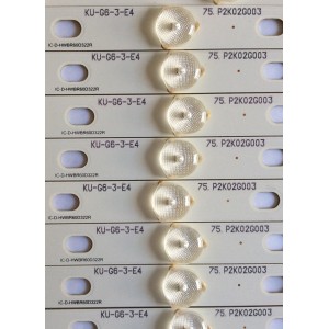 KIT DE LED´S PARA TV ( 16 PIEZAS ) / PANASONIC / IC-C-HWBR60D322L / IC-D-HWBR60D322R / 75.P2K03G003 / KU-G6-3-E4 / PANEL LC600DUK (SG) (E1) / MODELO TC-60AS530U