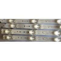 KIT DE LED´S PARA TV (4 PIEZAS) / TCL GIC55LB111 / GIC55LB112 / ZM-JN-F19 4C-LB5508-ZM03J / 87C B0034 / MPEG  GIC55LB111_3030F2.1D_V0.6_20180404 / MPEG GIC55LB112_3030F2.1D_V0.6_20180404 / PANEL LVU550NDEL / MODELO 55S423 / 55S423 LCAA / 55S425