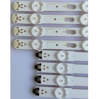 KIT DE LED'S PARA TV (8 PIEZAS) / BN96-38711A / BN96-38712A / 38711A / 38712A / S_5JU6000_43_FL_L6_V1.0_150709_LM41-00172A / PANEL CY-GJ043HGA / MODELO UN43JU640DF