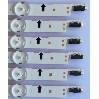 KIT DE LED'S PARA TV (12 PIEZAS) / SAMSUNG / BN96-41386A / BN96-41387A / 41386A / 41387A / SAMSUNG_2014VS55_3228_R05_REV1.1_140111NHF / LM41-00099G / CEM-3-N 009S4 08 / PANEL CY-GJ055BGAVWH / ( MODELOS EN DISCRIPCIÓN )