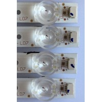 KIT DE LED'S PARA TV (4 PIEZAS) / TCL /  MPEGGIC49LB43_3030F2.1D Z / M-JN-F22 4C-LB4907 / VO.6_20180410 / MODELO 49S325