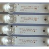 KIT DE LED'S PARA TV (4 PIEZAS) / TCL /  MPEGGIC49LB43_3030F2.1D Z / M-JN-F22 4C-LB4907 / VO.6_20180410 / MODELO 49S325