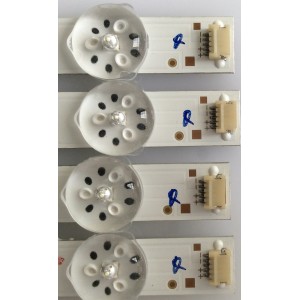 KIT DE LED´S PARA TV ( 4 PIEZAS ) / SCEPTRE / BMP2V0 / 06-50F6-4X8-3030-0D35-170921 / YF-K51M004JL8D-1001 / 261501000030 / 2301050F / MODELO H50