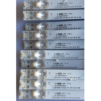 KIT DE LED'S PARA TV (10 PIEZAS) / JVC / 303MY550033 / MY55D06-ZC23AG-02 / 203-011-0038H MY550M01 / MODELO LT-55E770