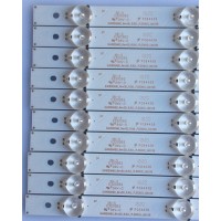 KIT DE LED'S PARA TV (10 PIEZAS) / HISENSE 1173547 / SVH550AQ0_REV00_RJW1_7LEDX10_161108 / PC64438 / PANEL´S HD550K3U82-K1\S5\GM\XP\BBY\ROH / HD550K3U82-K1\S5\GM\BBY\ROH / ST5461D07-1-XR-2 / MODELO LC-55LBU591U