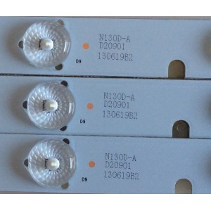 KIT DE LED´S PARA TV ( 3 PIEZAS ) / UPSTAR /  KM0315LDHH01 / 31.11.031500004 / KJ315D10-ZC14F-02 / 303KJ315031 / PANEL KM0315LDPH04 / MODELO P32EWX 