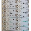 KIT DE LED'S PARA TV (8 PIEZAS) / SHARP /  F102529WCA / SN-AG-CU / HX-S(I).94V-0 / MODELO T42HW08 -QYEV950