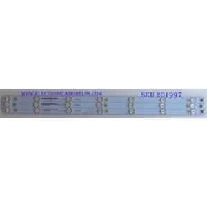 KIT DE LED PARA TV (3 PIEZAS) / ELEMENT / 910-320-1068 / MS-L0927 V3 / K6 M111 J D 13 / PANEL T320-0DX-DLED / MODELO ELEFW328