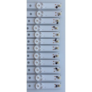 KIT DE LED'S PARA TV (12 PIEZAS) / VIZIO / DLED65CNC 12X6 0002 / 8149010065009 88 / PANEL HV650QUBN9A / MODELO 65"