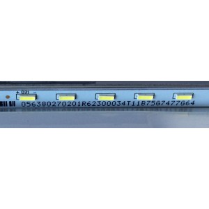LED PARA TV (1 PIEZA) / SONY /  734.01N08.XXXX / 056380270201 / PANEL V550QWME01 / MODELO XBR-55X850D ((1.21M X 13.5CM))