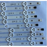 KIT DE LED'S PARA TV ( 10 PIEZAS ) / Lg, Panasonic / 6916L-1519A / 6916L-1521A / 6916L-1520A / 6916L-1522A / R0W2.1 REV1.0 2 R1-TYPE / R0W2.1 REV1.0 2 L2-TYPE / PANEL LC420DUE / MODELO 42LN5400-UA 