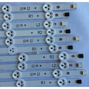 KIT DE LED'S PARA TV ( 10 PIEZAS ) / Lg, Panasonic / 6916L-1519A / 6916L-1521A / 6916L-1520A / 6916L-1522A / R0W2.1 REV1.0 2 R1-TYPE / R0W2.1 REV1.0 2 L2-TYPE / PANEL LC420DUE / MODELO 42LN5400-UA 