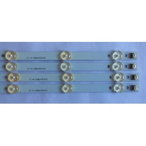 KIT DE LED´S PARA TV ( 4 PIEZAS ) /  Element, Westinghouse /  IC-A-CNBW40D431 / DY-01E340369 / 4640CL066 / 21002542 / PANEL 72001873 / MODELO ELEFW408 D1400