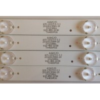 KIT DE LED´S PARA TV ( 4 PIEZAS ) / ELEMENT /  303TH400047 / TFGJ40D09-ZC21FG-02 / PANEL LSC400HN02-G02 / MODELO ELEFW408 P5G5M 