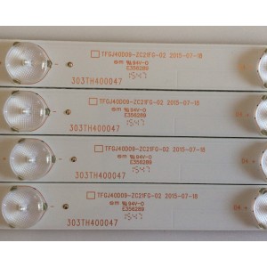 KIT DE LED´S PARA TV ( 4 PIEZAS ) / ELEMENT /  303TH400047 / TFGJ40D09-ZC21FG-02 / PANEL LSC400HN02-G02 / MODELO ELEFW408 P5G5M 