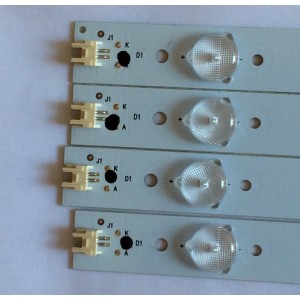 KIT DE LED´S PARA TV ( 4 PIEZAS ) / ELEMENT / 303TH400042 / TFGJ40D10-ZC15F-01 / L.14.1640008ZC MODELO ELEFW408  