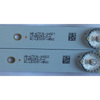 KIT DE LED'S PARA TV ( 2 PIEZAS ) / INSIGNIA / 32HR332M06A0 V5 / 32D1500 / 4C-LB3200T-HR6C / PANEL LVW320CSDX E25 V73 / MODELO 32''