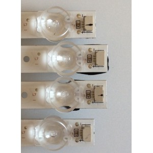 KIT DE LED'S PARA TV ( 4 PIEZAS ) / JL.D49071330-365AS-M-V03 / T411   4C-LB4907-PF02J / D181027 / 19BG6645  JF / MODELO 49S325