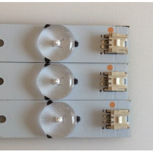 KIT DE LED'S PARA TV ( 3 PIEZAS ) / ELEMENT / IC-B-CNAI32D247 /  M90-A3-J / 21002601 / 4632CL026 /  IC-B-HWBW32D448 / PANEL 72001422, LM315TA-T01 / MODELO ELEFT326 A1400 