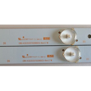 KIT DE LED'S PARA TV ( 2 PIEZAS ) / PROSCAN / CRH-K323535T02085CS-REV1.7 W / PANEL CN32XB820, LSC320AN10-H01, CN32XB720, LSC320AN10-H02 / MODELO PLDED3280A-D A1608 